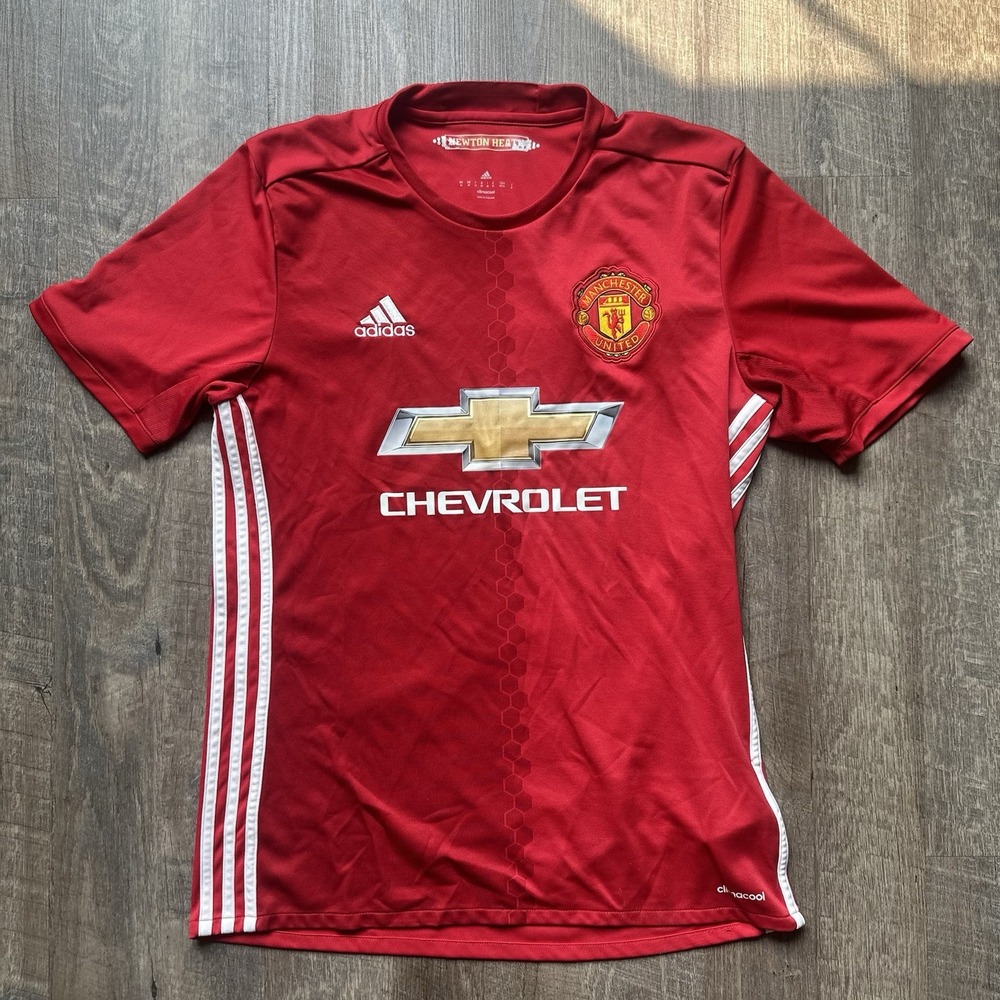 Manchester United Adidas Home Jersey Kit Medium 2015/2016 Football Soccer Futbol